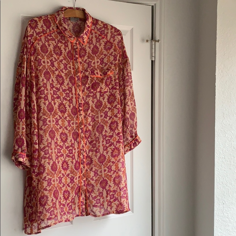 ASOS patterned shirt dress